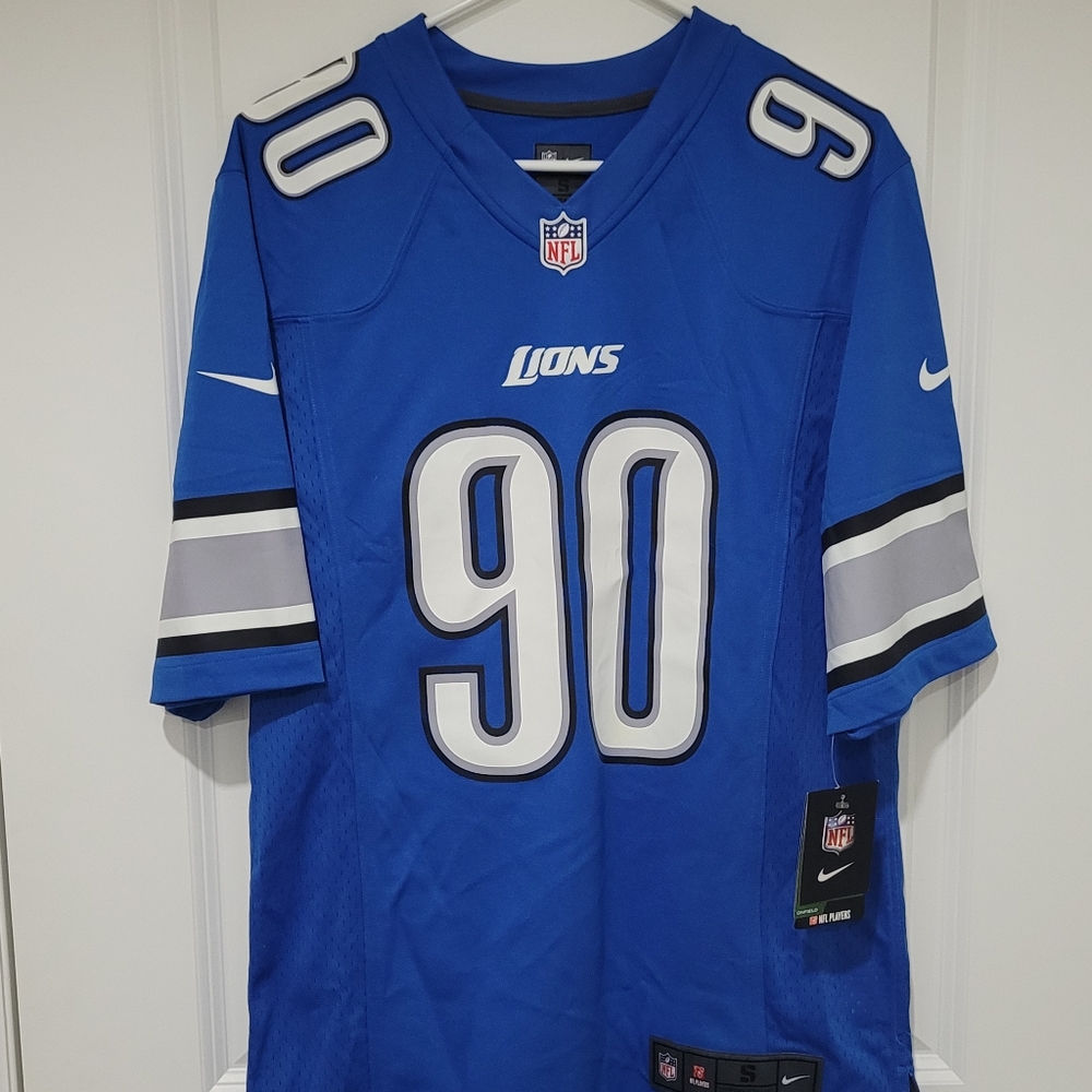 Ndamukong Suh Nike On Field Detroit Lions #90 NFL Jersey Size Small